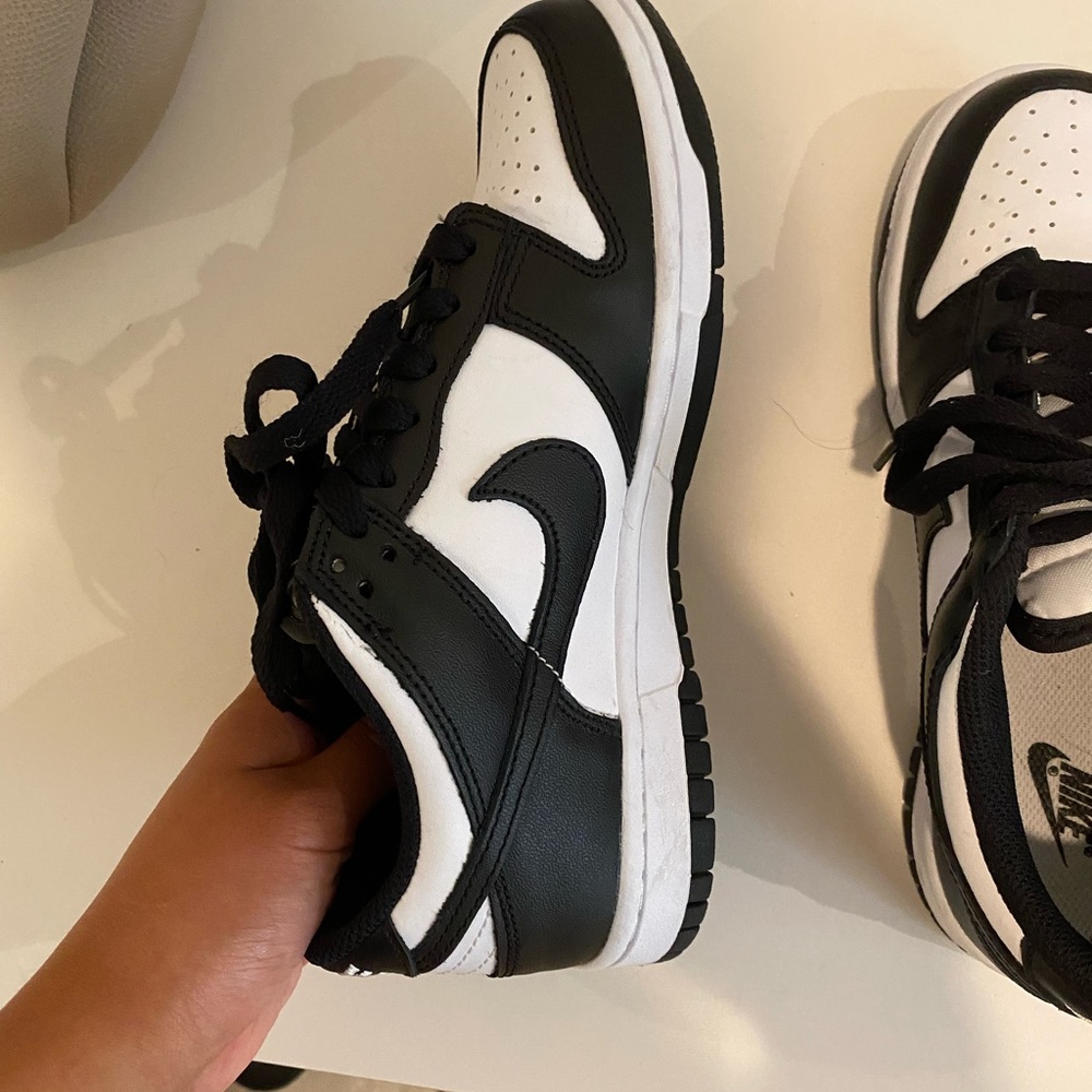 Nike black and white dunks